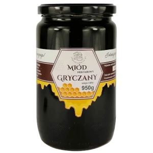 Miód gryczany 950g (nierozgrzewany)