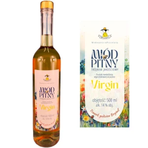 Miód pitny trójniak jakościowy VIRGIN 500ml